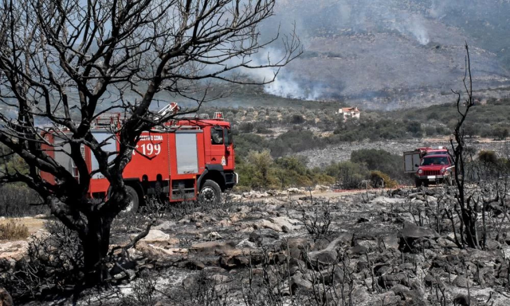 Υπό μερικό έλεγχο η φωτιά στην Επίδαυρο - Παραμένουν ισχυρές πυροσβεστικές δυνάμεις